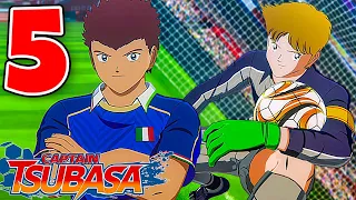 L' ITALIA di GINO e RUSCIANO!! IL SUPER TIRO DELLA TIGRE! - CAPTAIN TSUBASA RISE OF NEW CHAMPIONS #5