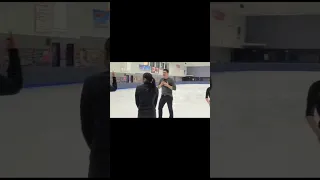 Scott teaching skating skills at the Langley Skating Club | #scottmoir #virtuemoir  #figureskating
