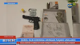 Qurol olib kirishga uringan fuqaro ushlandi