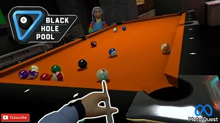 The Best Pool VR Game - Black Hole Pool - Meta Quest 2 - AppLab