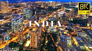 INDIA 🇮🇳 in 8K ULTRA HD 60 FPS Drone View Video