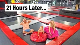 Last Family Member To Leave World's Largest Trampoline Park Wins $1000