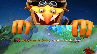 "Report this Techies player" - DotA 2 Funny Moments