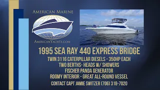 Off Market - 1995 44' Sea Ray 440 Express Bridge HD By American Marine Yachts