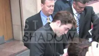 Robert Pattinson at "Water for Elephants" premiere in Paris