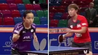【Germeny Open 2015】Women's Singles Semi Final Feng Tianwei VS Ito Mima