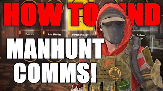 HOW TO FIND MISSING MANHUNT COMMS IN THE DIVISION 2!