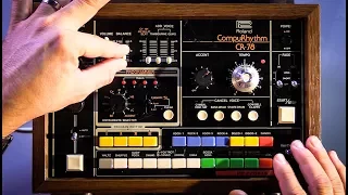 Roland CR-78 Vintage Drum Machine In Action