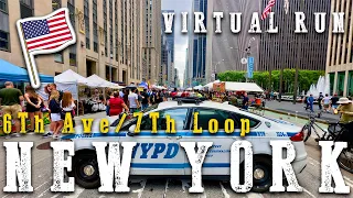🆃RE🅰DMILL | Virtual 🆁un - MANHATTAN - 6TH AVE to 7Th Loop - NEWYORK USA #manhattan