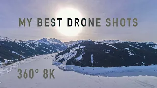 8K 360 ° VR Slideshow: My best drone shots / Relaxation video.