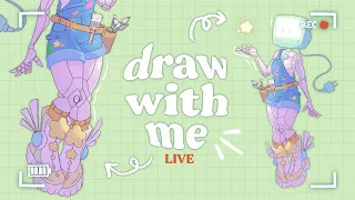 drawing a mech persona! ★ co-working vod