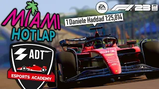 F1 23 MIAMI WORLD RECORD Esports Hotlap + Spiegazione Giro (1:25.814) - Daniele Haddad