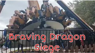First time on Dragon Siege at Gullivers Land Milton Keynes. #video #vlog #viral
