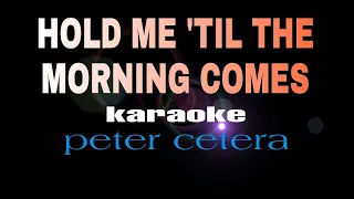 HOLD ME 'TIL THE MORNING COMES peter cetera karaoke