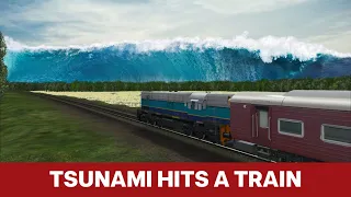 TSUNAMI HITS A TRAIN - Sri Lanka TSUNAMI Train Wreck 2004