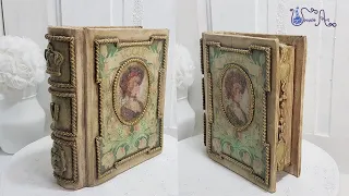 [Upcycle Art]Amazing ideas to make antique books with DIY-upcycling