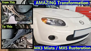 UNBELIEVABLE amount of RUST - The Rustiest Mx5 / Miata MK3 EVER.