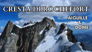 Aiguille - 4001 mt e Dome de Rochefort - 4015 mt - Cresta di Rochefort (Monte Bianco) 4K