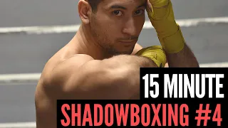 15 MINUTE SHADOWBOXING WORKOUT SIDE & SPEAR ELBOWS