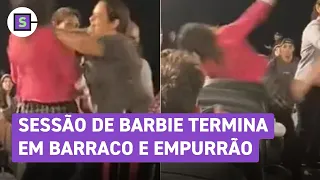 Sessão de Barbie termina em barraco com agressão em São Paulo