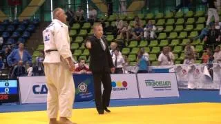 Judo Veterans EM 2012 Opole M4+100kg BIGUEREAU, Pascal (FRA) - GFOELLNER, Helmt(AUT)