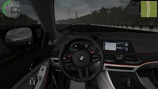 City Car Driving - Rainy Drive - BMW X6M Competition F96