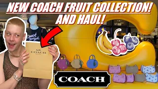 NEW Coach Fruit Salad Collection AND Coach Mini Haul! *Coach Outlet Shop With Me*
