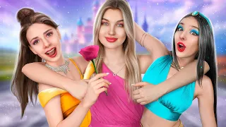 Sisters Became Disney Princesses || My New Boyfriend is a Prince