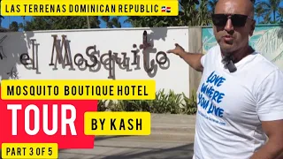 Tour of The Mosquito Boutique Hotel | Playa Bonita | Las Terrenas | Dominican Republic 🇩🇴 | KASH