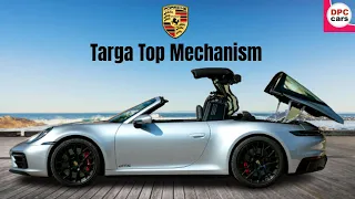 Porsche 911 Targa 4 and Targa 4S Top Mechanism - 992