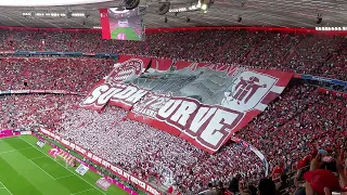 FC Bayern München: 50 Jahre Südkurve, Choreo vor dem Spiel gegen Mönchengladbach