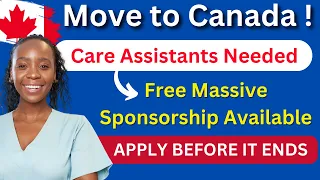 URGENT! Massive Caregiving jobs In Canada With Free Visa Sponsorship In 2024 ( caregiver in Canada