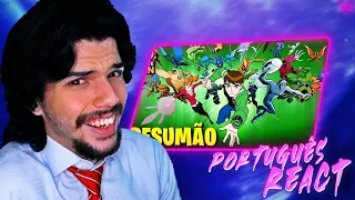 "Ben 10 Supremacia Alienígena: A História em 1 Vídeo!" - Clark (SALVATORE REACT)