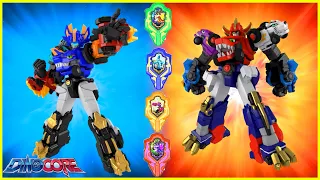 DinoCore Official ✨Hot Robot And Cold Robot ✨Super Heroes Gathering✨ Kids Movies 2024