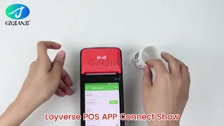 Loyverse  app print receipt of POS PDA Handheld Terminal