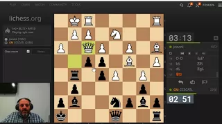 GM Ben Finegold plays 5 minute blitz on lichess.org -- #18