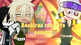 hashiras react to ✨sanemi✨【demon slayer//kny—sanegiyu & obamitsu】(creds in desc)