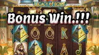 Legacy of Egypt - Bonus Win