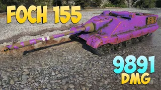 Foch 155 - 8 Frags 9.8K Damage - Wild and rare! - World Of Tanks