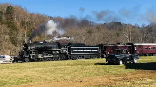 Great Smoky Mountains Railroad: #1702 Tuckasegee River 11-26-2021