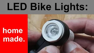 L.E.D. Bike Lights: Home Made. #cycling #bicycling #hacks #bikelights #bikelight