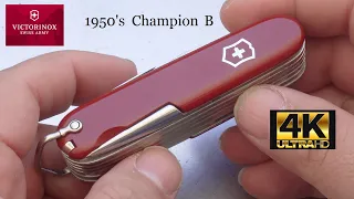 Victorinox Champion B from the 1950's  *4K Ultra HD*