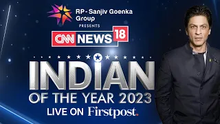 LIVE | Indian of the Year 2023: Watch Bollywood's Badshah Shah Rukh Khan Grace the Coveted Stage
