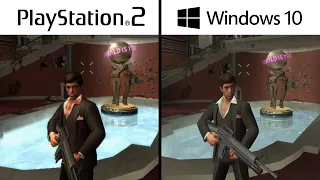 Scarface: The World Is Yours (2006) PS2 vs PC | Graphics Comparison Battle