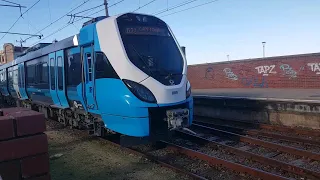 Prasa X'trapolis Mega Trains at Muizenberg Station 31 March.
