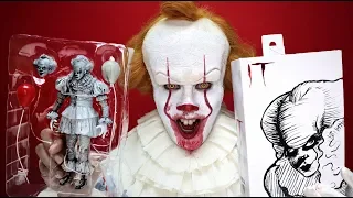 Pennywise Unboxing Pennywise! NECA Ultimate IT Pennywise Black & White (Etched, SDCC Exclusive)