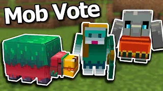I Tested The Minecraft Mob Vote Mobs Early and You Can Too!
