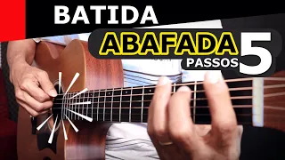 BATIDA MODERNA NO VIOLÃO  - ABAFADA - Pop - Sertanejo - Gospel - Rock! Aprenda em 5 passos.