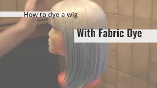 How to Dye a Wig with Fabric Dye