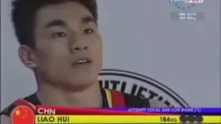 Liao Hui World Record 198 kg 2010